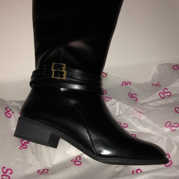 Trixie Black Two Tone Oxford Zippered Boots Size 10 Riding Boots - Picture 6 of 15